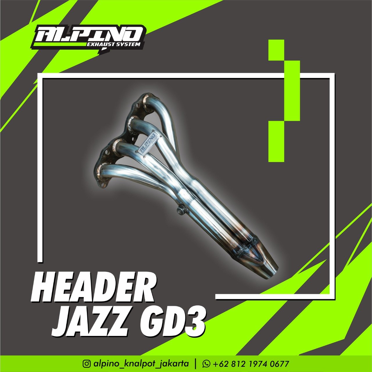 Header  41 panjang Jazz Gd3